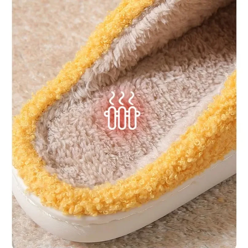 Женские и мужские тапочки с нечетким улыбкой - Фотография_4