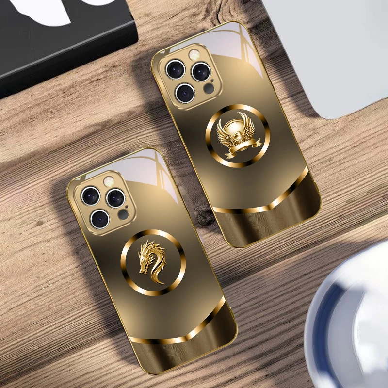 Круглый золотой орел для iphone - Фотография_6