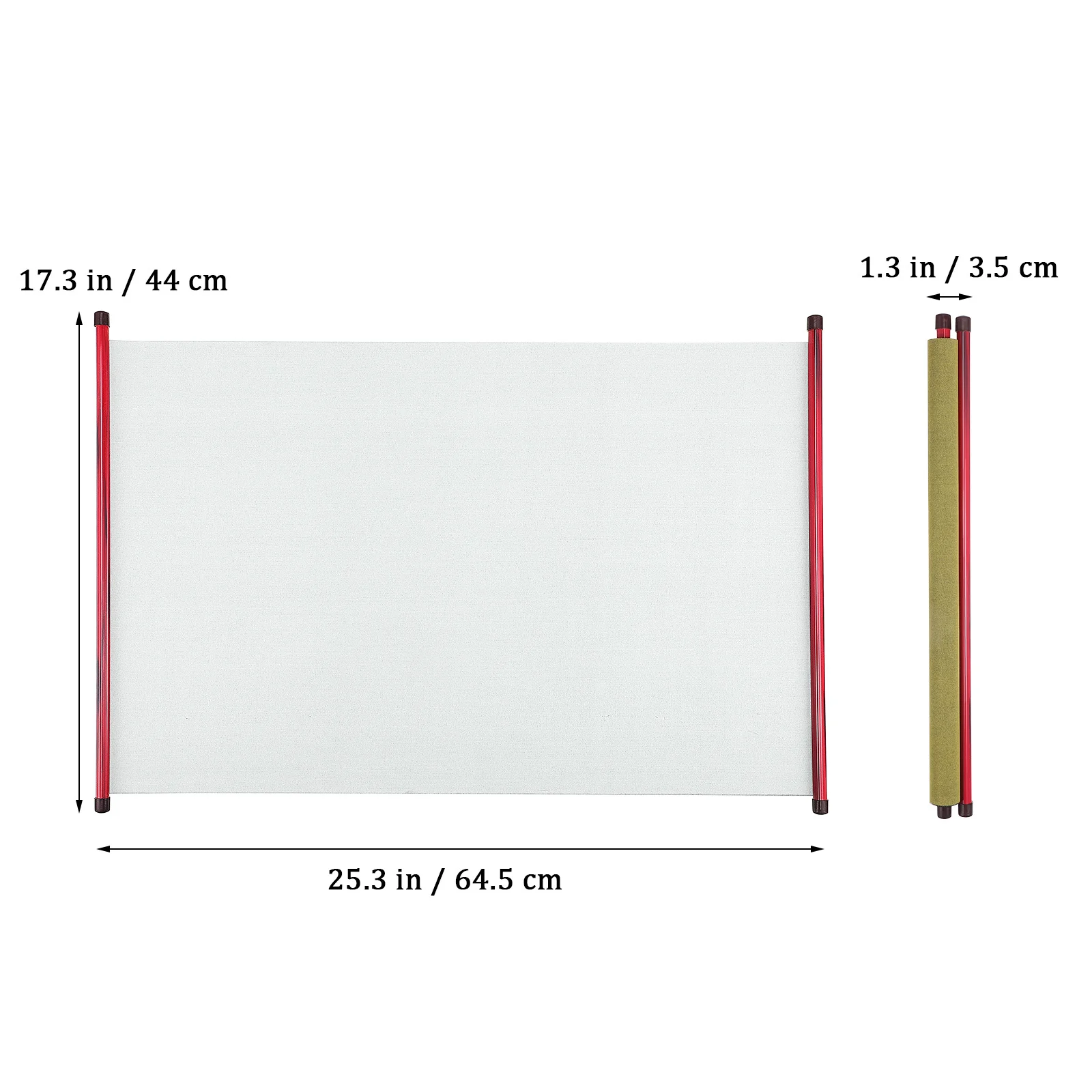 Пустой свиток бумаги для китайской каллиграфии - Фотография_3