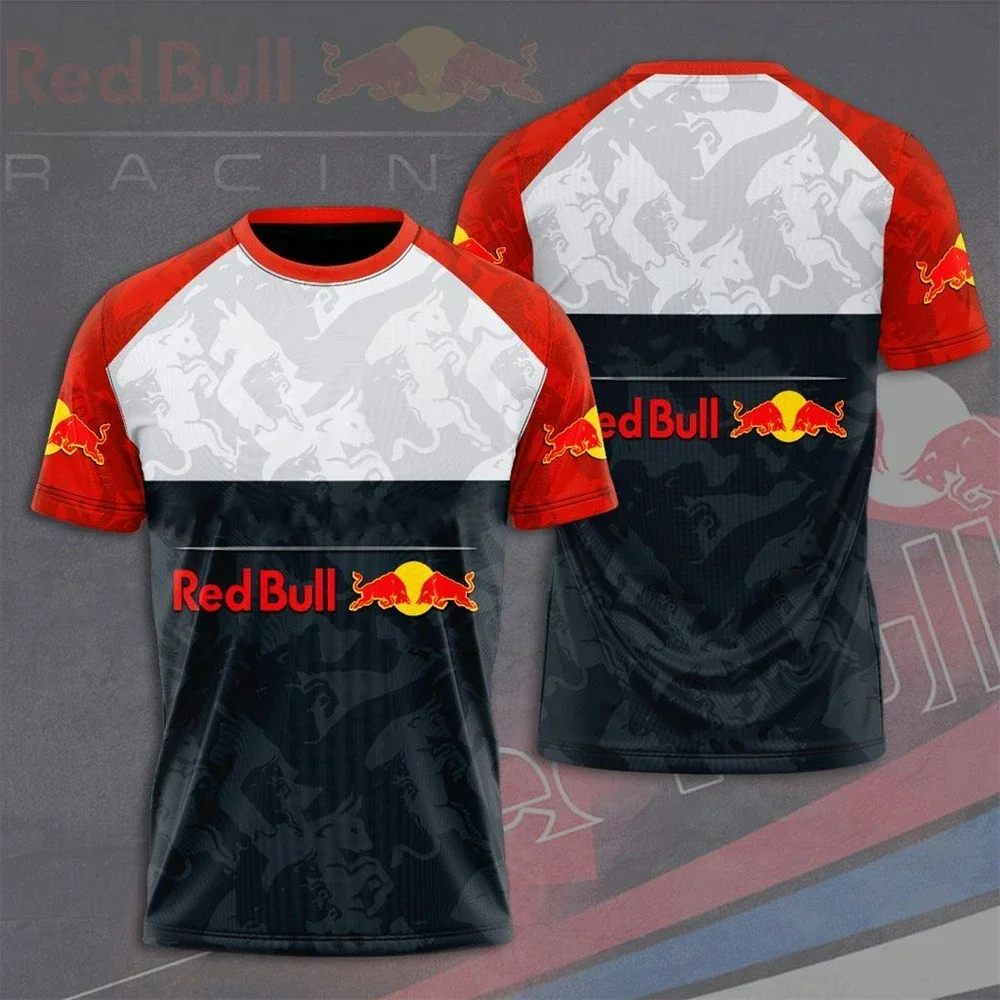 Новая спортивная футболка red bull с логотипом red bull - Фотография_5