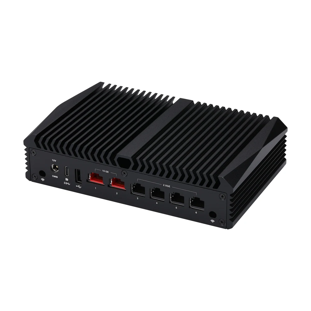 Мини-компьютерный маршрутизатор qotom q10900h6 n100/n305/n150/n355 - Фотография_4