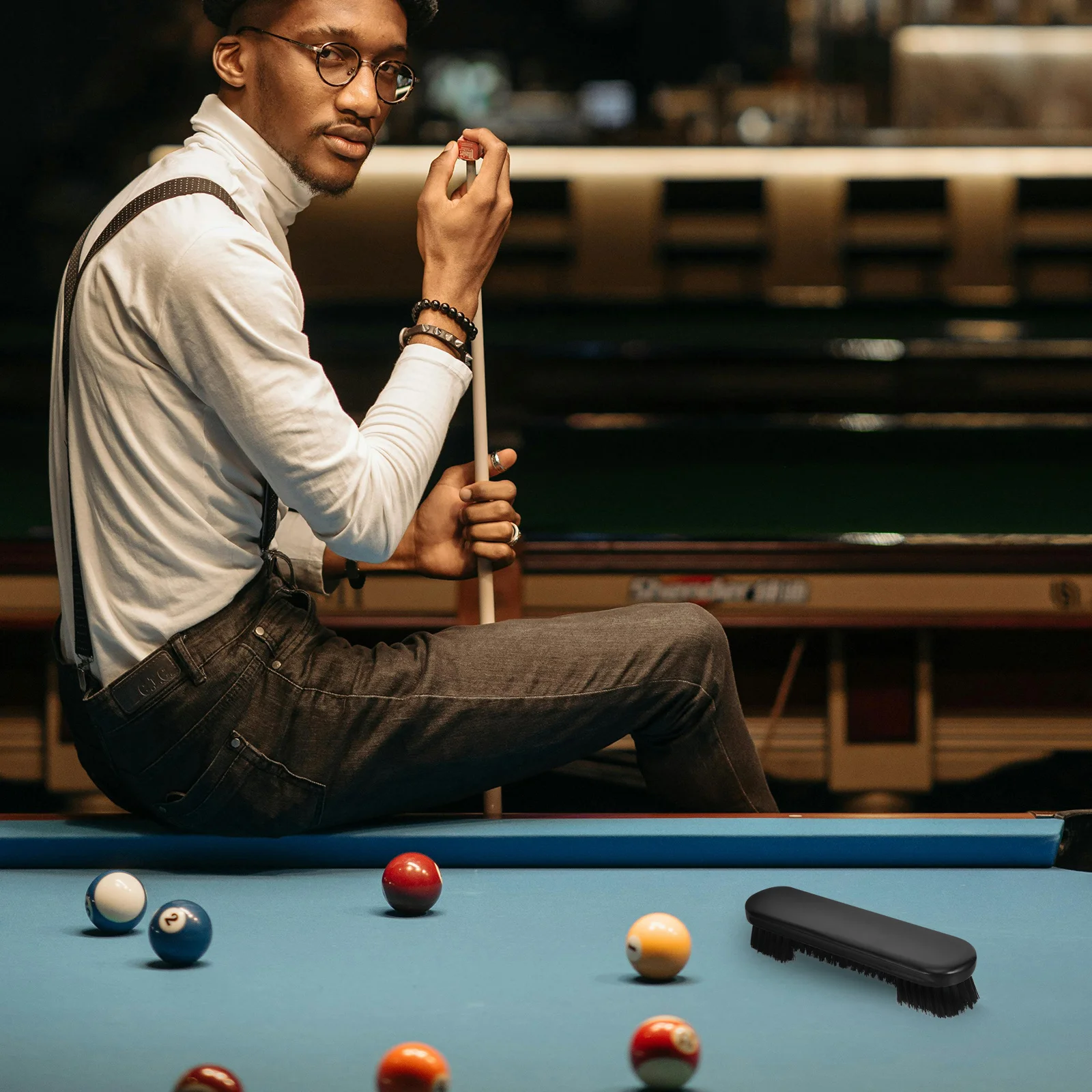 1 комплект, щетка для чистки бильярдного стола