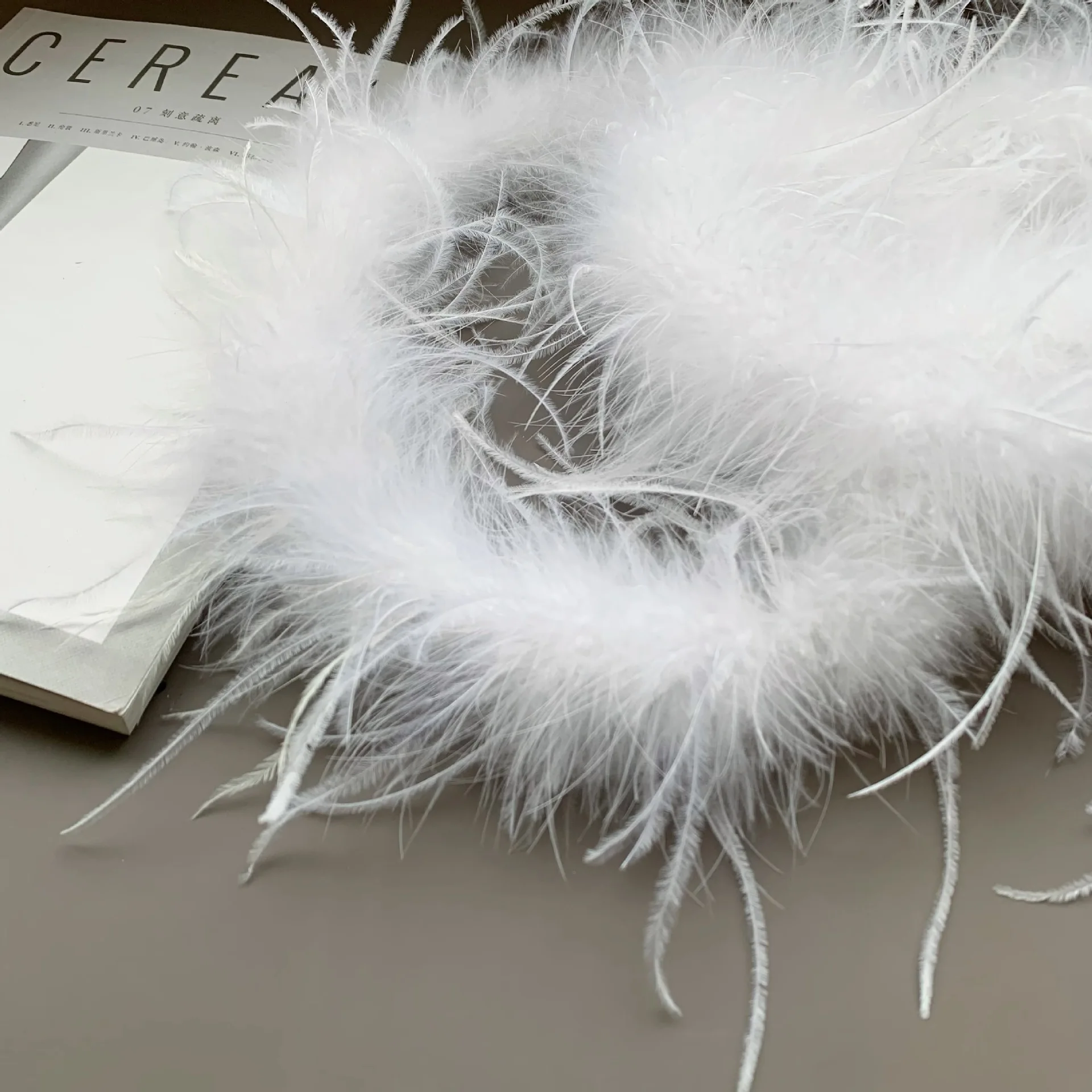 Оптовая продажа, 20 г, боа из страусиных - Фотография_4