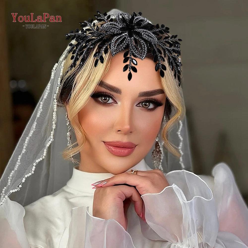 Youlapan свадебный головной убор со стразами - Фотография_3