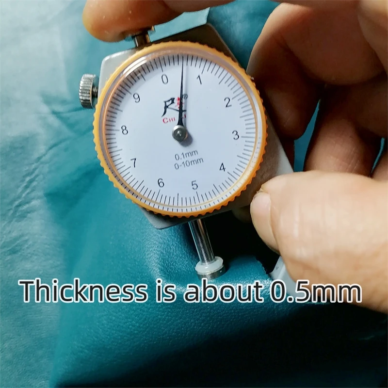 Ультратонкая овчина сине-зеленого цвета 0 - Фотография_5