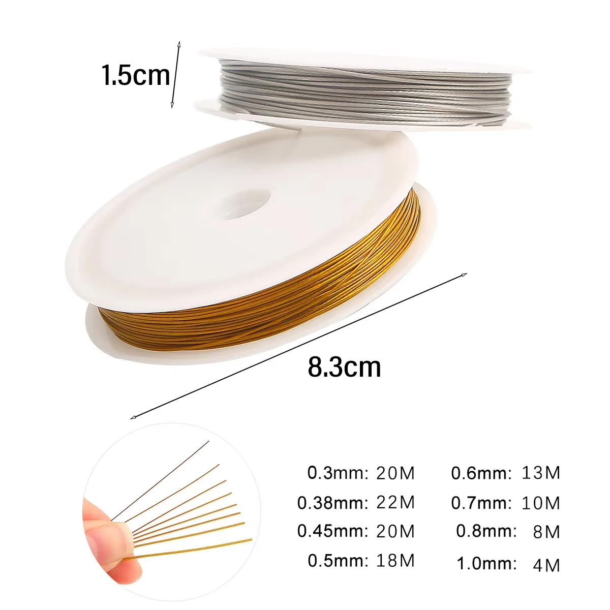 0,3-1 мм прочная линия из нержавеющей стали - Фотография_2