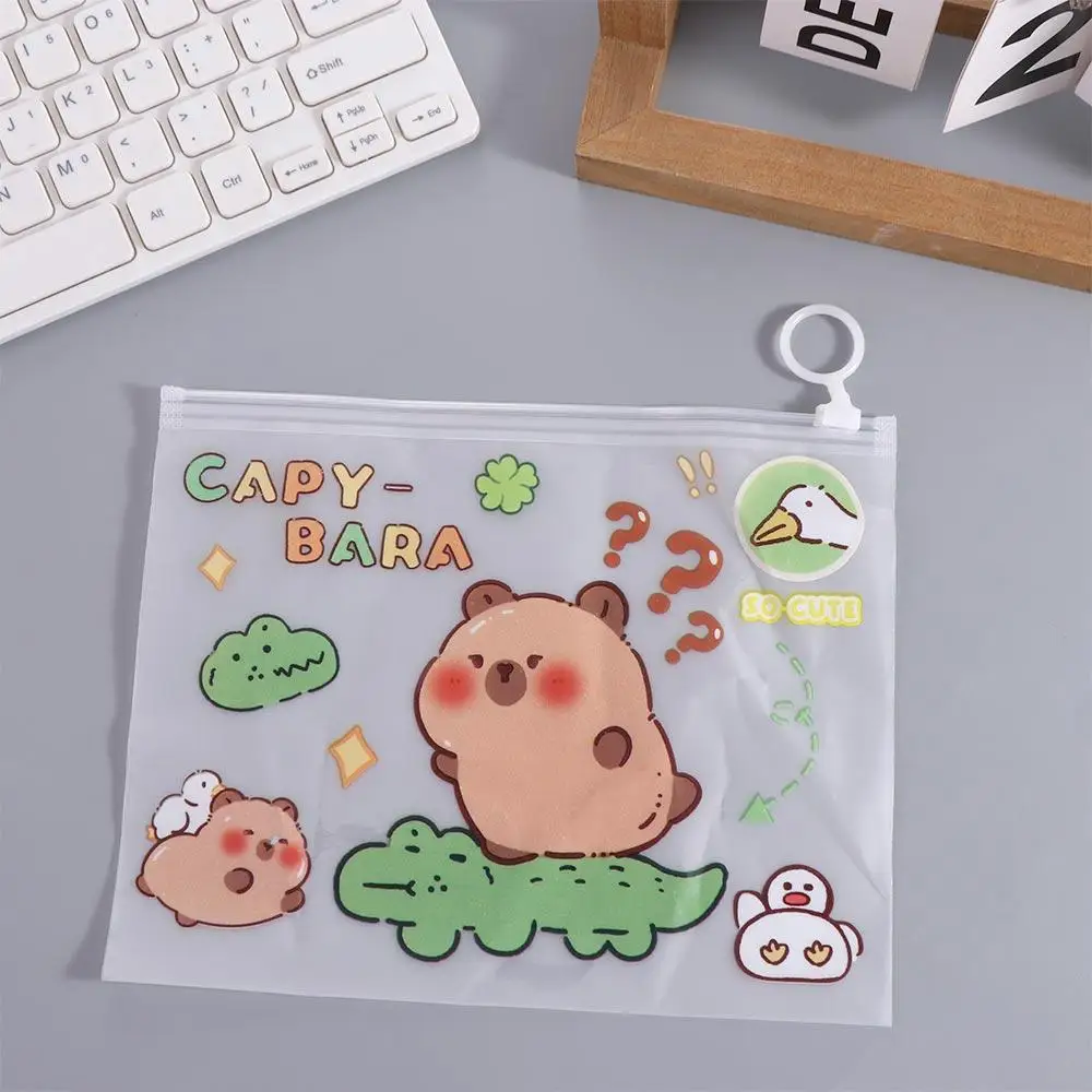 Прозрачная сумка для файлов capybara большой емкости