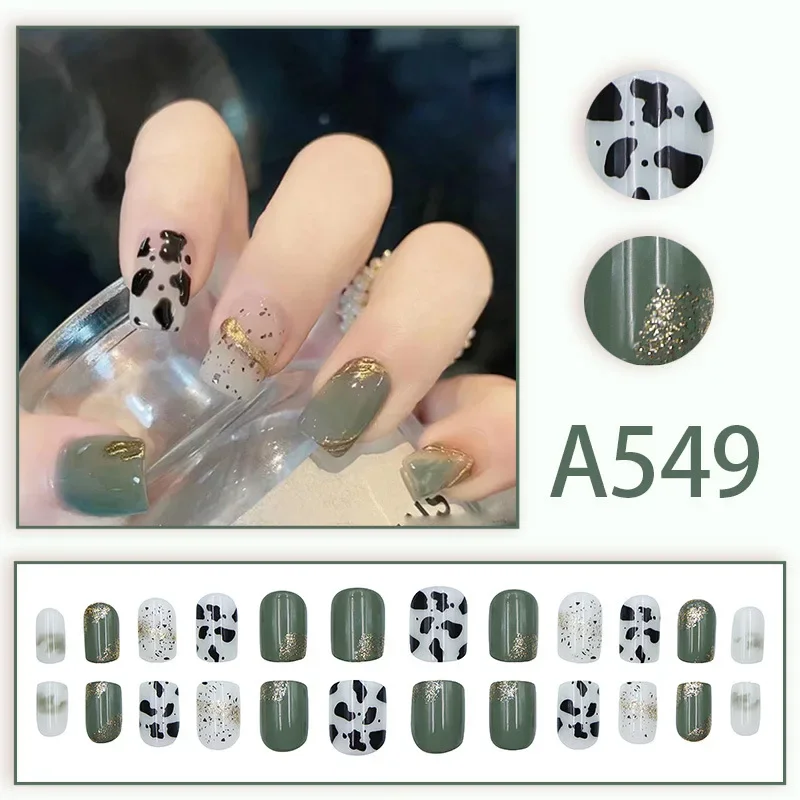 Французские простые съемные накладные ногти с круглой головкой - Фотография_2