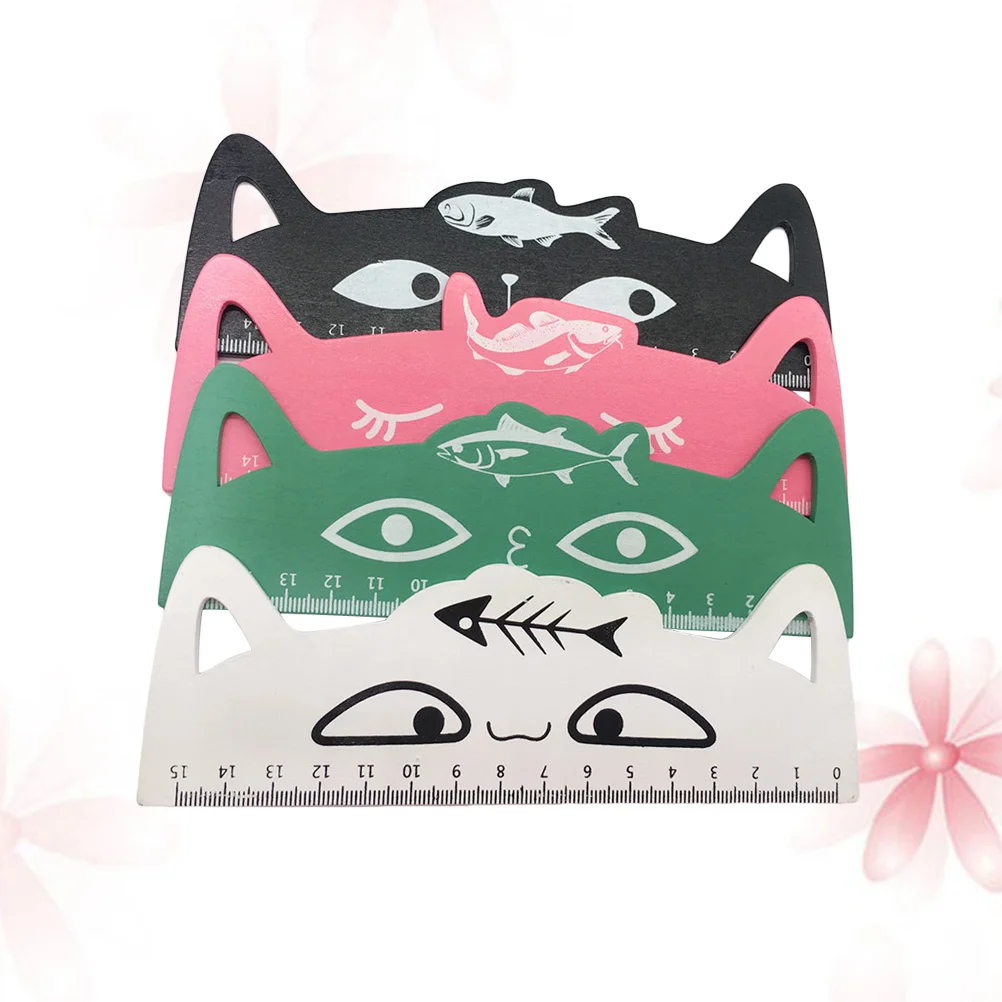 Деревянные линейки в форме кошки - Фотография_3