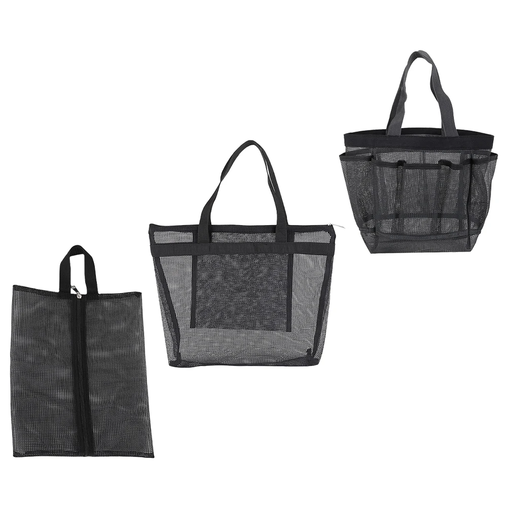 Сетчатые сумки, многофункциональная портативная косметичка - Фотография_3