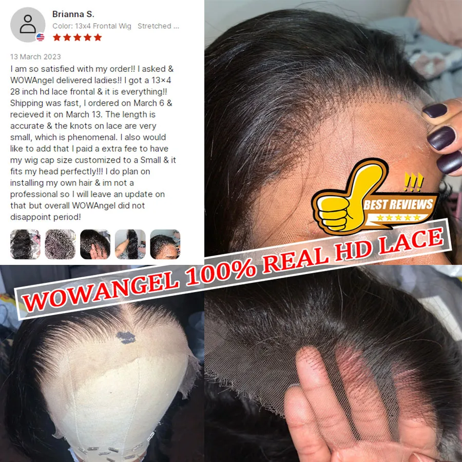 Wowangel 13x6 полный парик фронтальной - Фотография_6