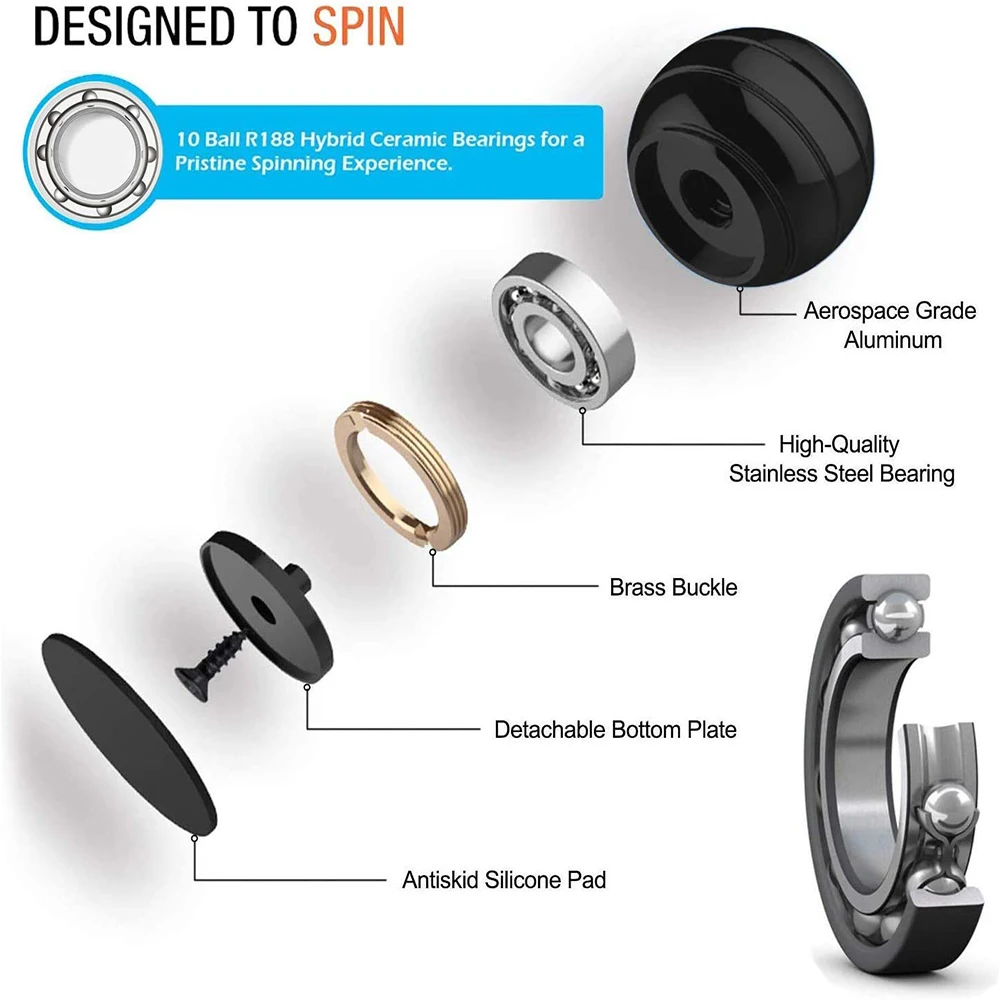 Настольный декомпрессионный вращающийся сферический гироскоп - Фотография_3