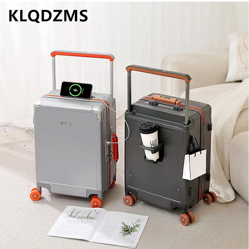 Klqdzms чемодан с зарядкой через usb - Фотография_6
