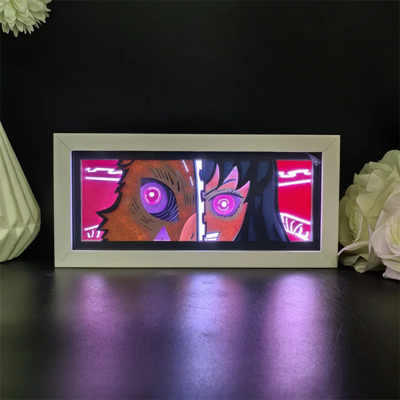 Demon slayer 3d аниме световой - Фотография_3