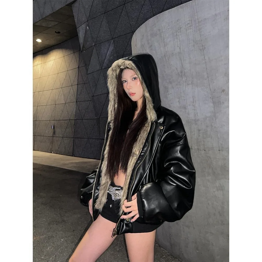 Зимняя мужская куртка премиум-класса с капюшоном в американском стиле - Фотография_2