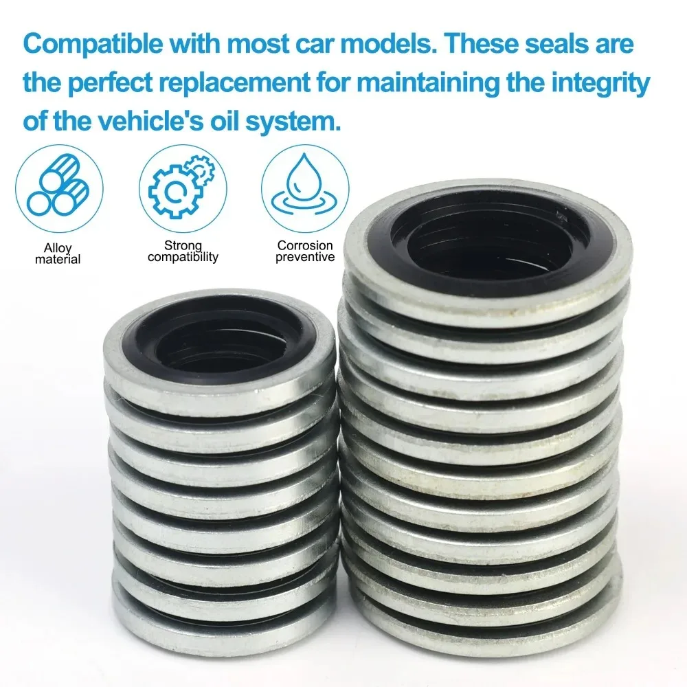 Car oil drain plug sealing gasket - Фотография_3