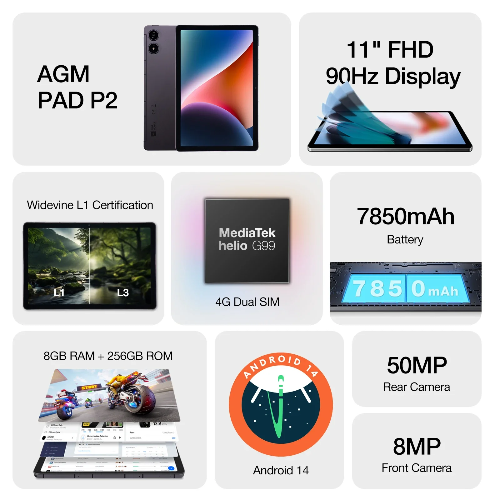 Планшет agm pad p2 8 гб + 256 гб - Фотография_2
