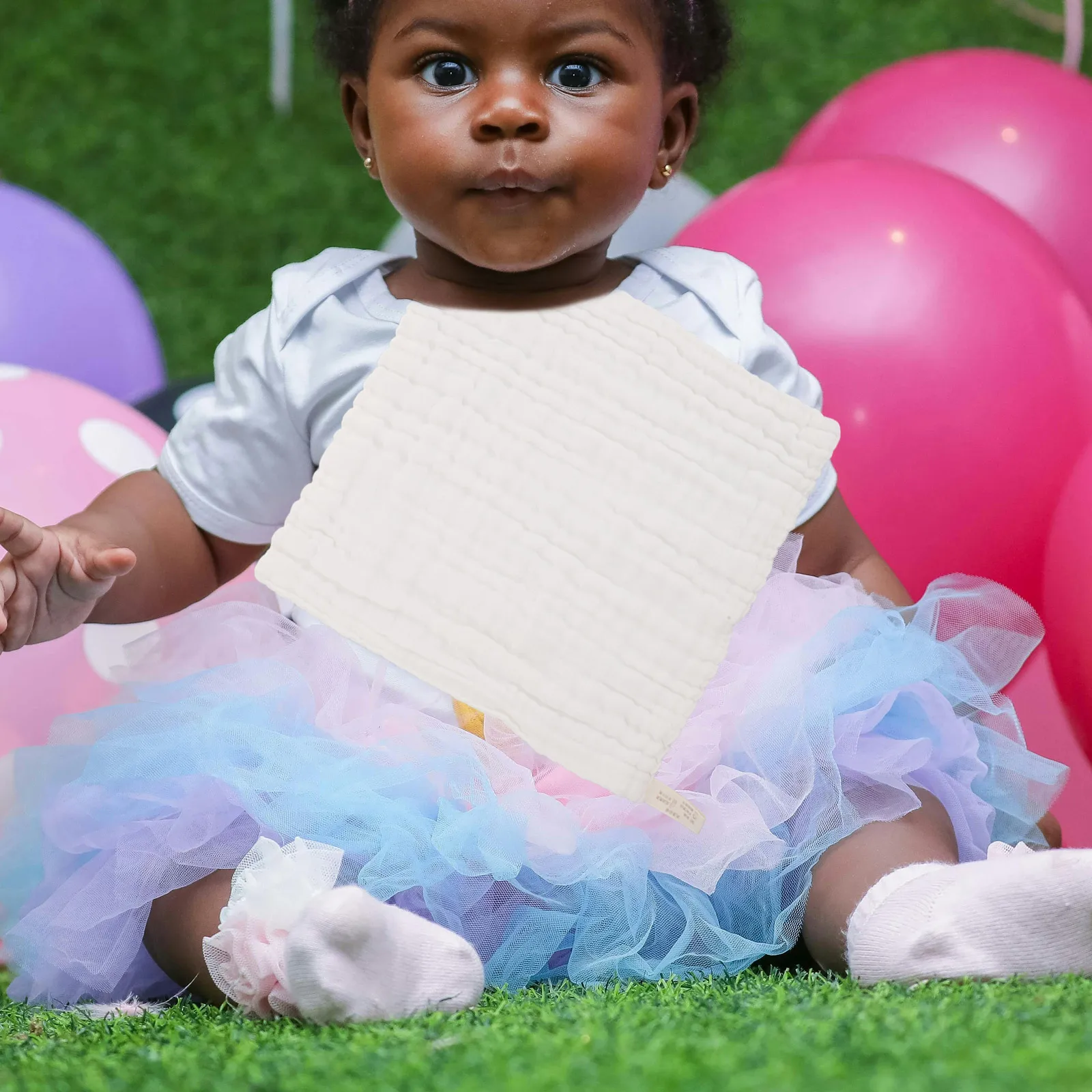 Марлевый квадратный шарф - Фотография_2