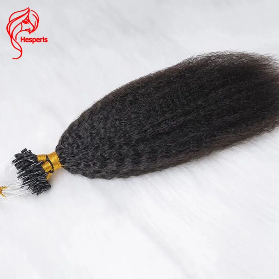 Kinky straight micro loop наращивание - Фотография_4