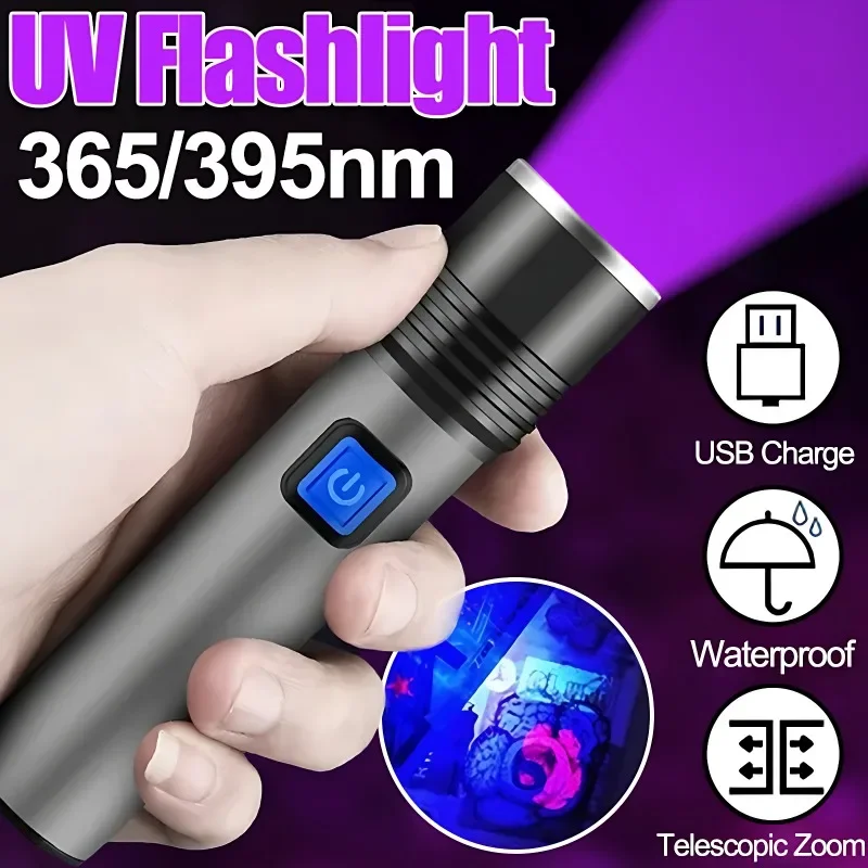 Нм уф-фонарик blacklight с возможностью