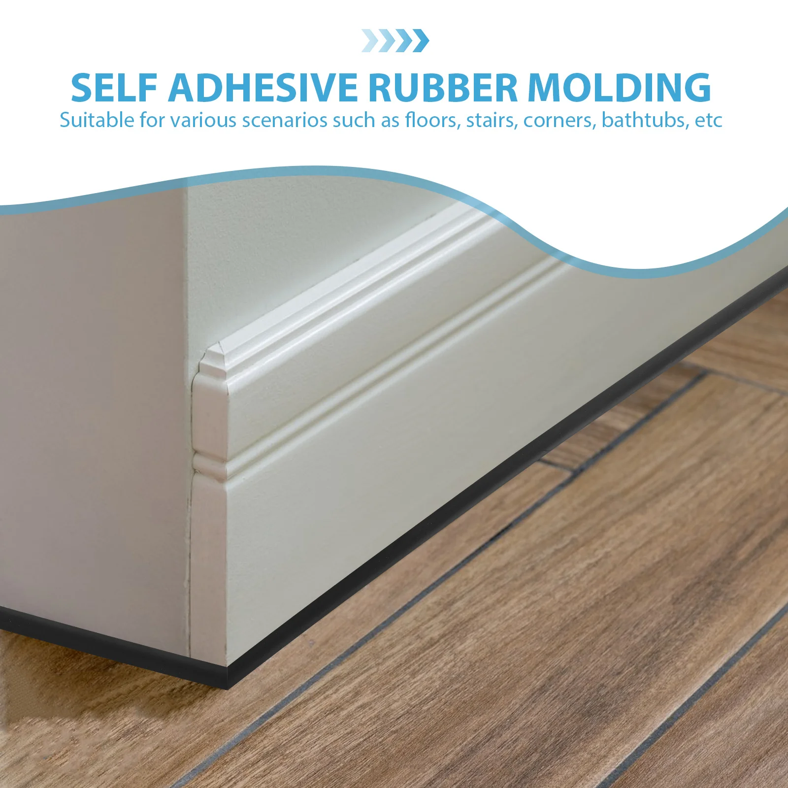 3-метровая четверть пвх круглая накладка - Фотография_3