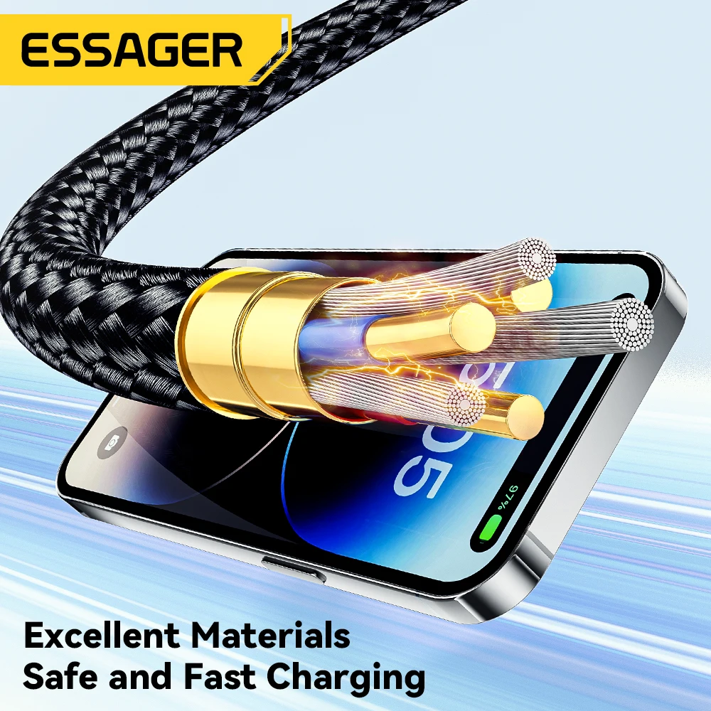 Кабель essager usb c для iphone - Фотография_4