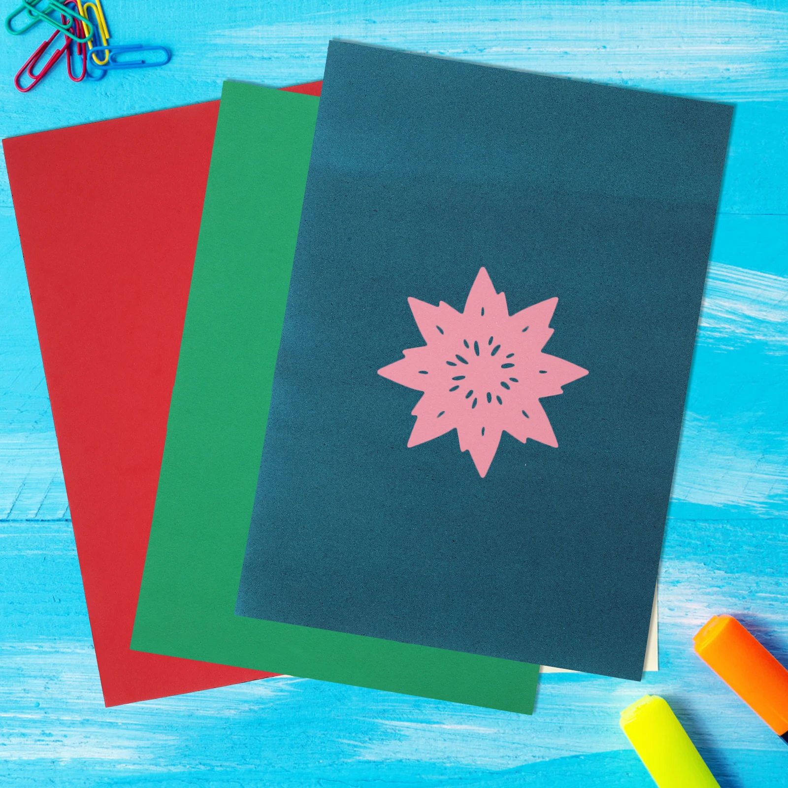 28 листов цианотипной бумаги «сделай сам»