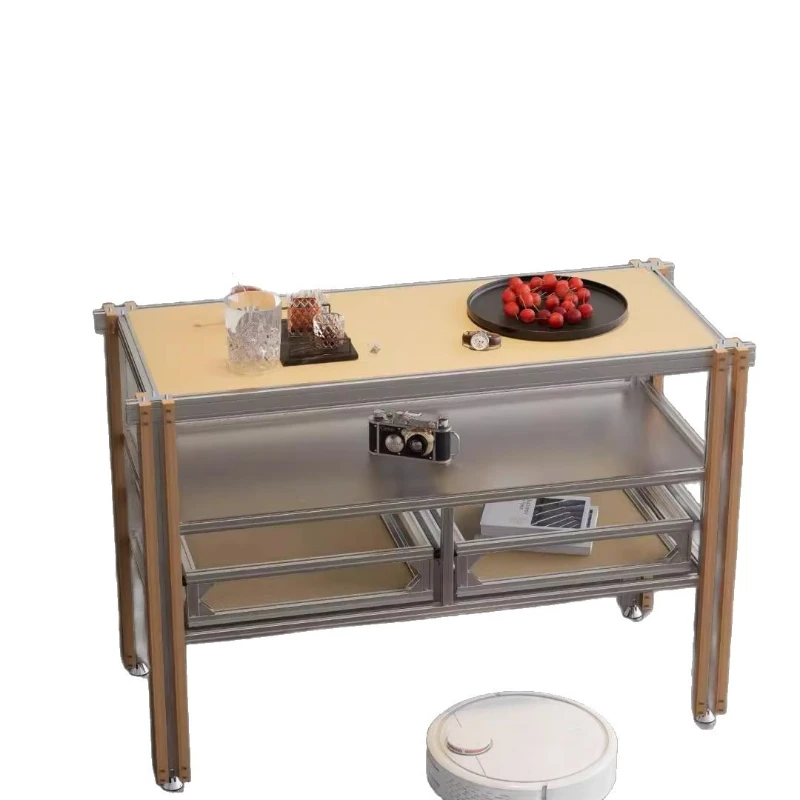 Обеденный боковой шкаф из алюминиевого профиля