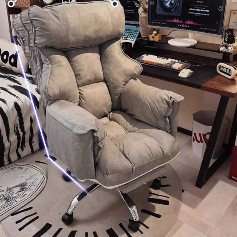 Игровой регулируемый офисный стул на роликах для девочек - Фотография_2