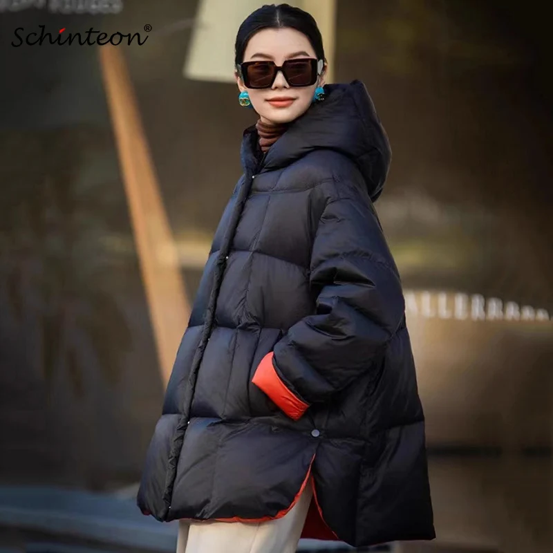 Schinteon женский пуховик повседневный