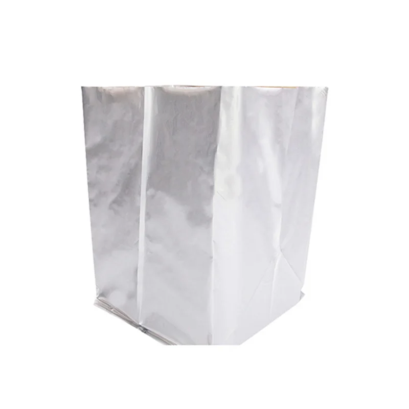 Большой механический вакуумный мешок из алюминиевой фольги с плоским дном