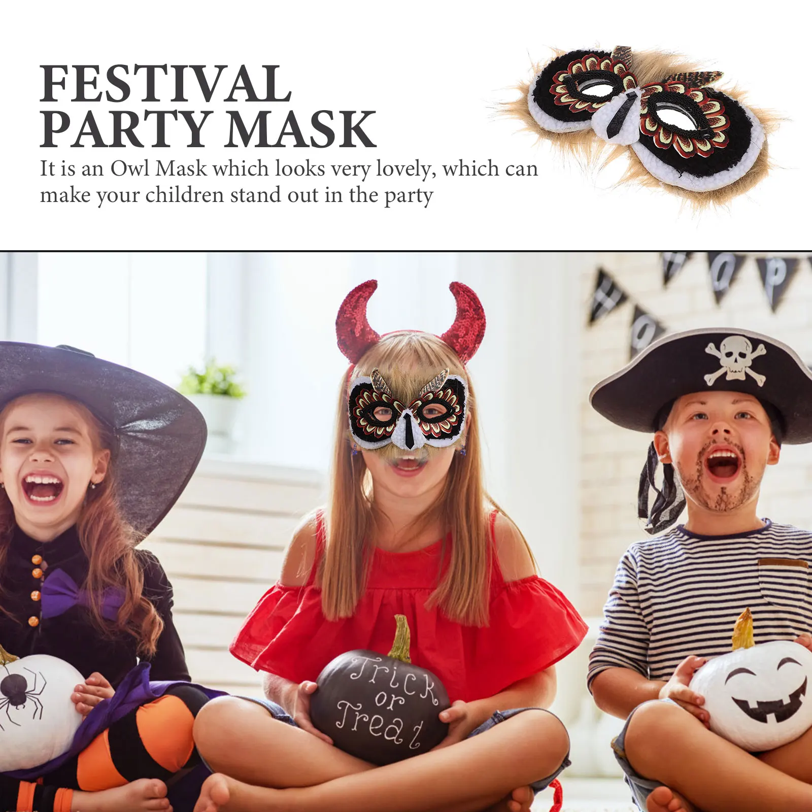 Детская маска совы