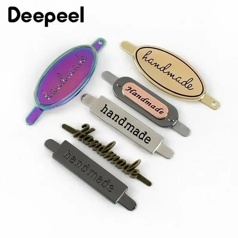Deepeel 35/40 мм металлическая этикетка для сумок ручной работы - Фотография_4