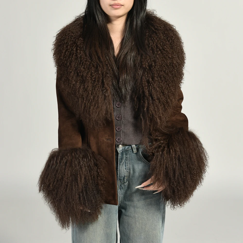 Женская куртка из натуральной замши - Фотография_3