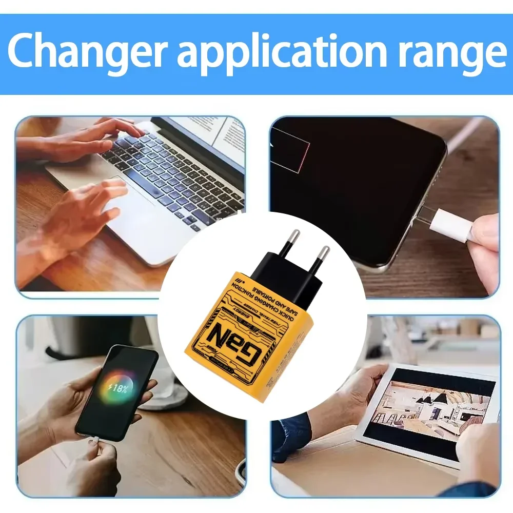 3 порта, быстрое зарядное устройство usb type c - Фотография_4