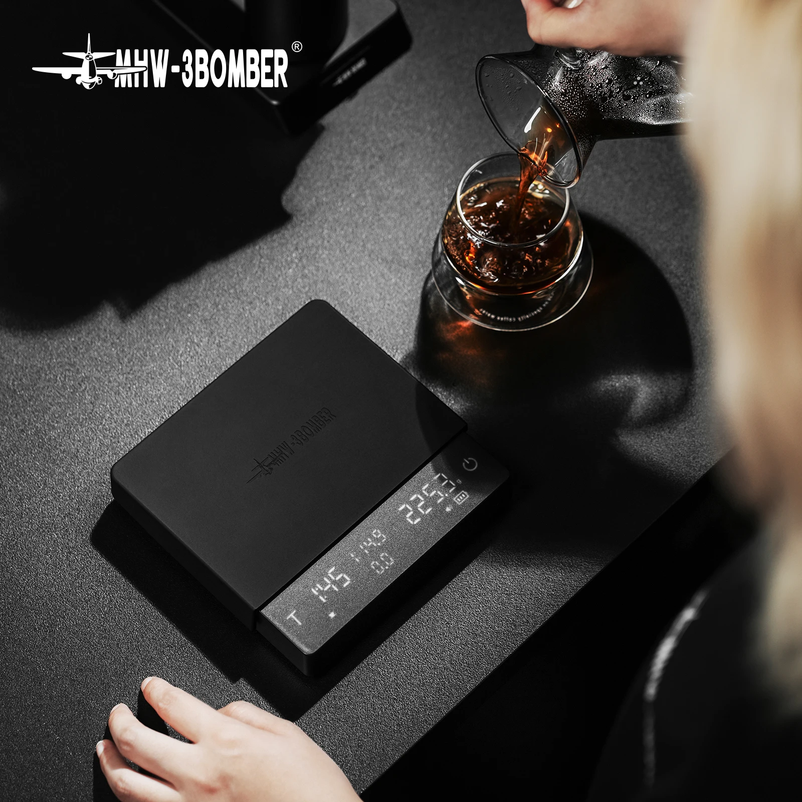 Mhw-3bomber обновленные цифровые кухонные весы для кофе - Фотография_6