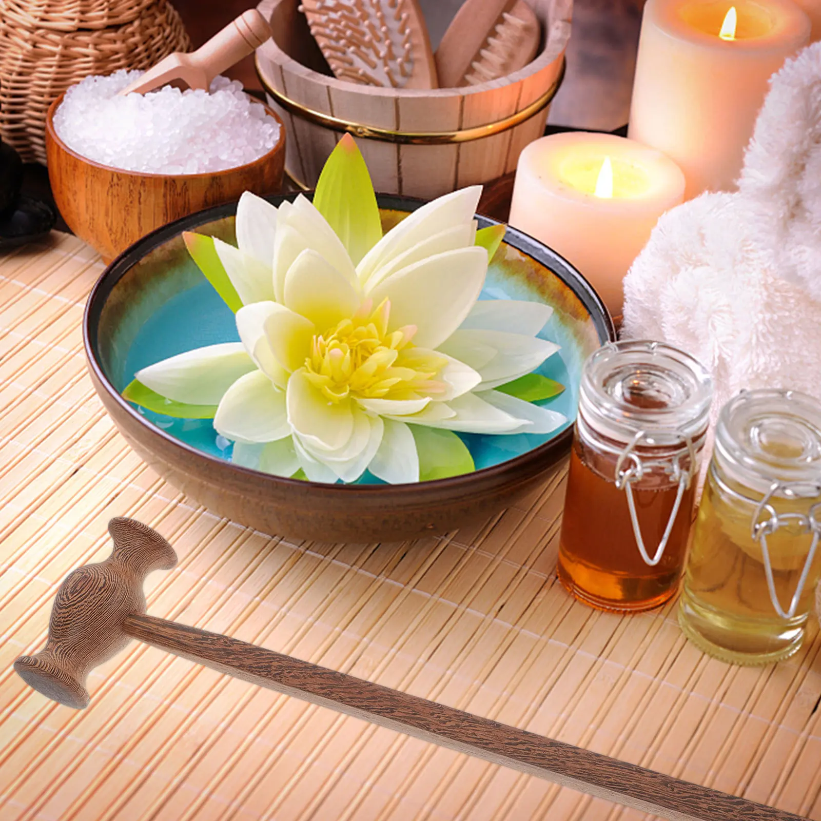 Традиционный деревянный массажный молоток с куриными крыльями - Фотография_6