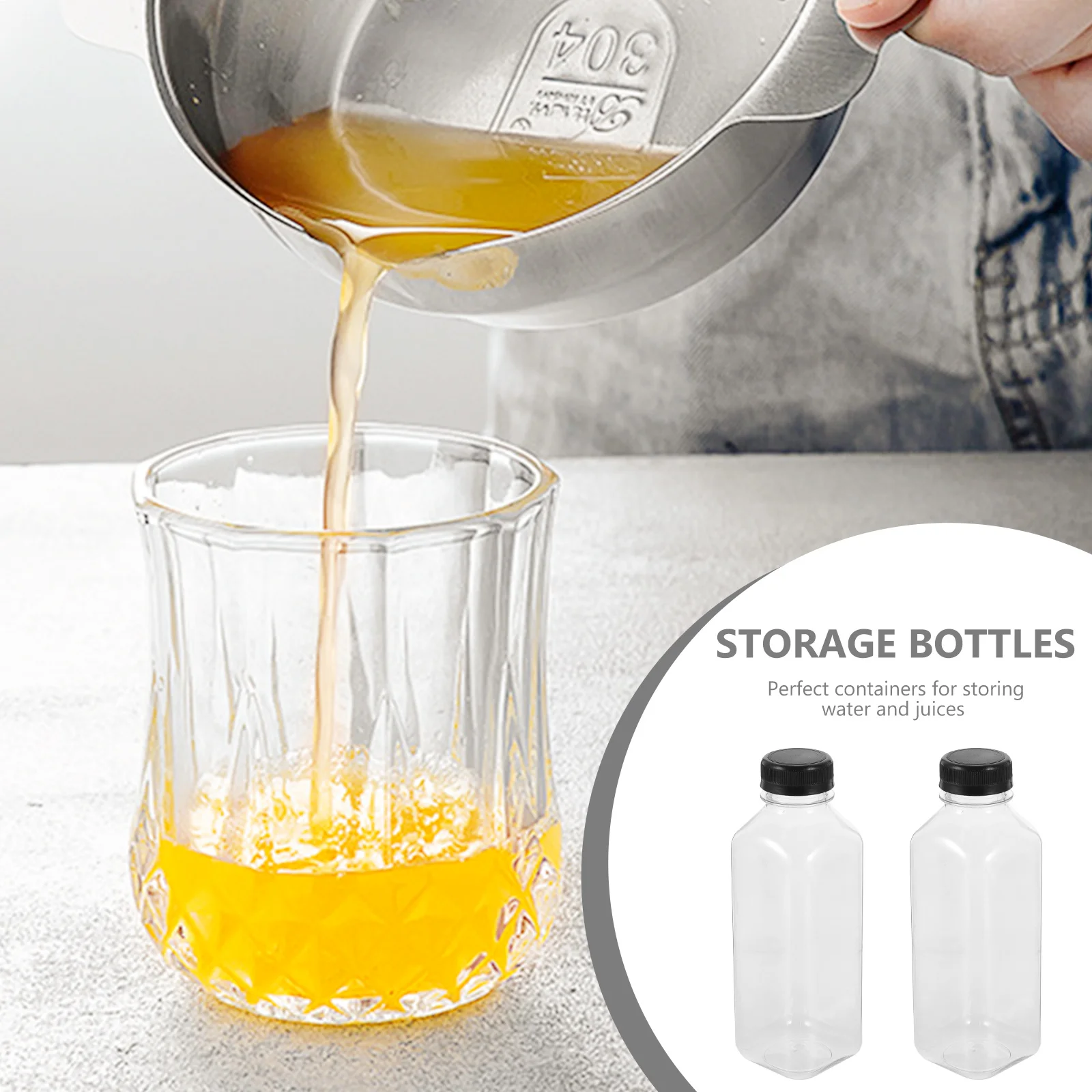 Прозрачные пластиковые бутылки для хранения домашних животных - Фотография_5