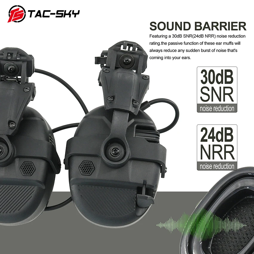 Ts tac-sky гарнитура с кронштейном и активным шумоподавлением - Фотография_2