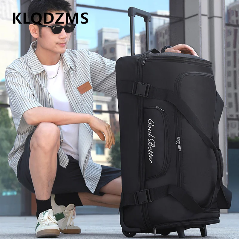 Klqdzms 34-дюймовая дорожная сумка для багажа - Фотография_4
