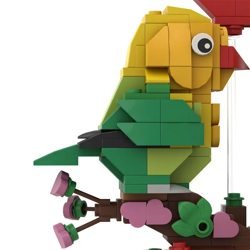 Строительные блоки lovebirds moc для пар - Фотография_3