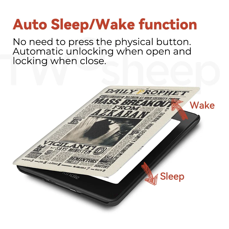 Чехол twosheep для kindle paperwhite 7/10/11/12th для 2024 - Фотография_5