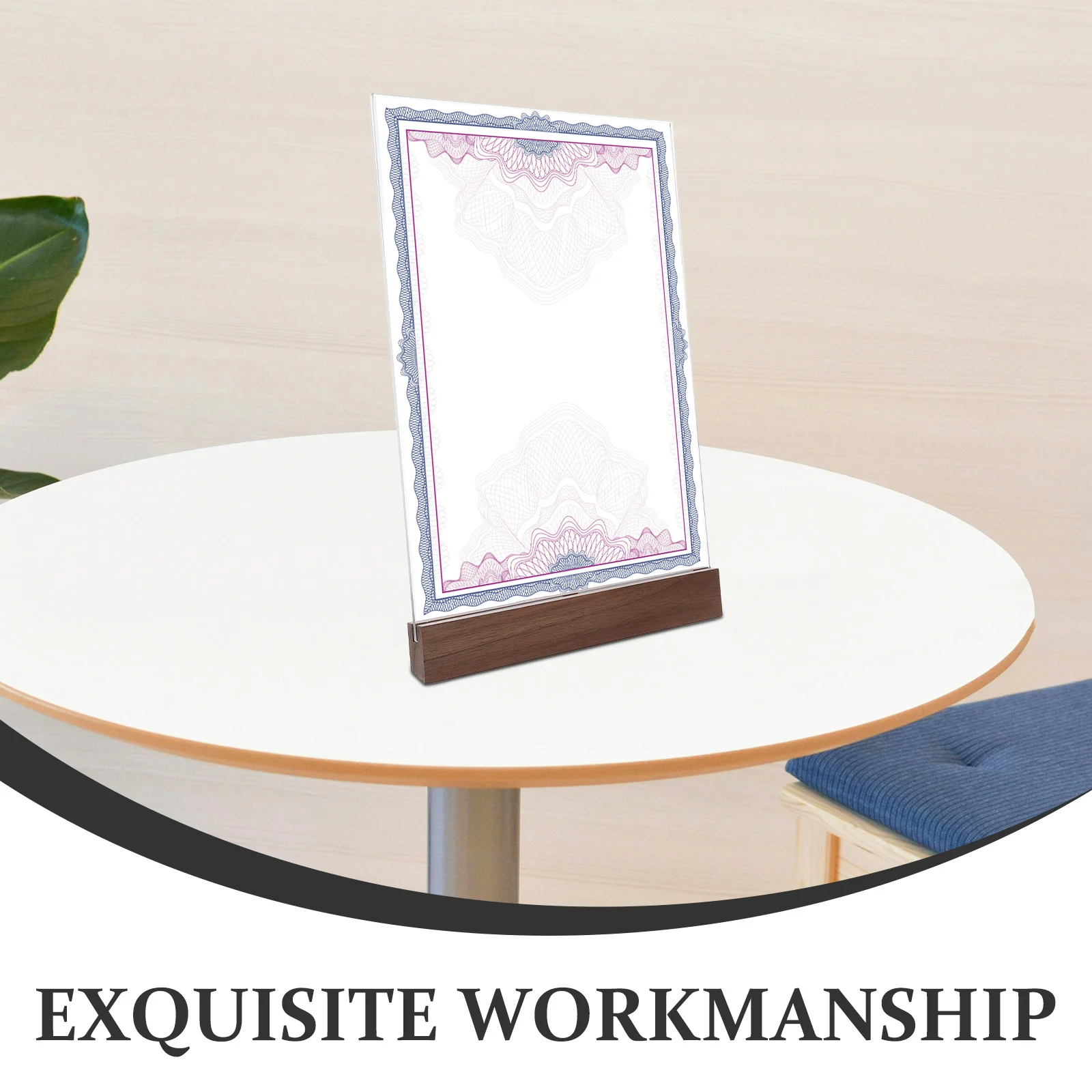 Прочный акриловый держатель для вывески - Фотография_3