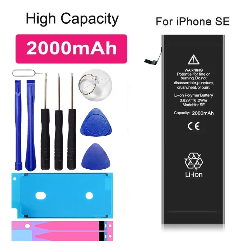 Аккумулятор xdou для iphone se 2016 iphonese 2000 мач