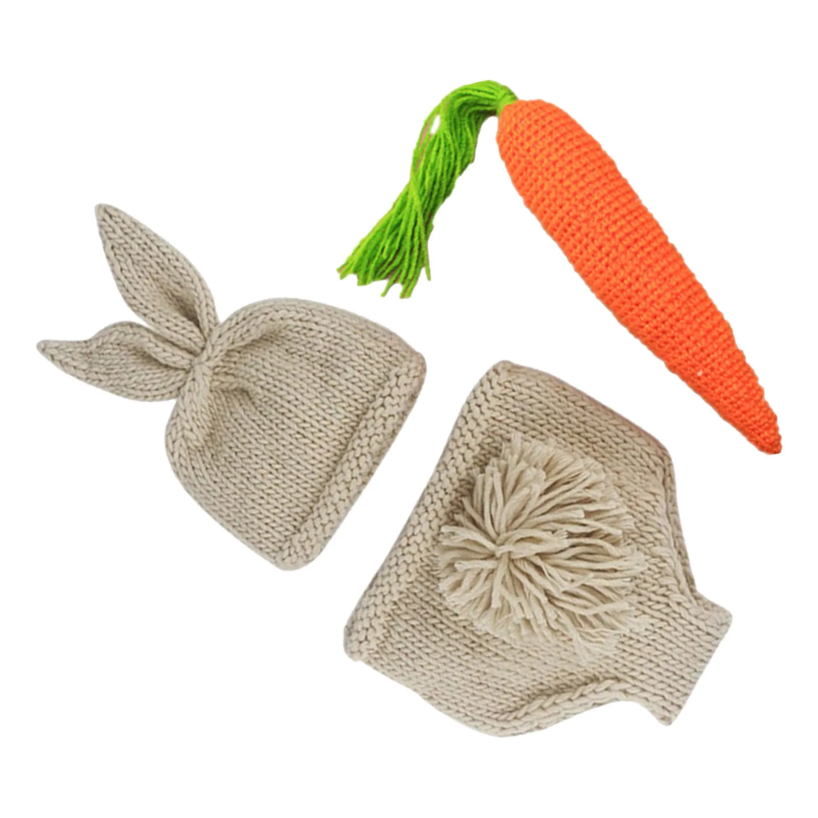 1 комплект, вязаный крючком костюм для новорожденных - Фотография_5