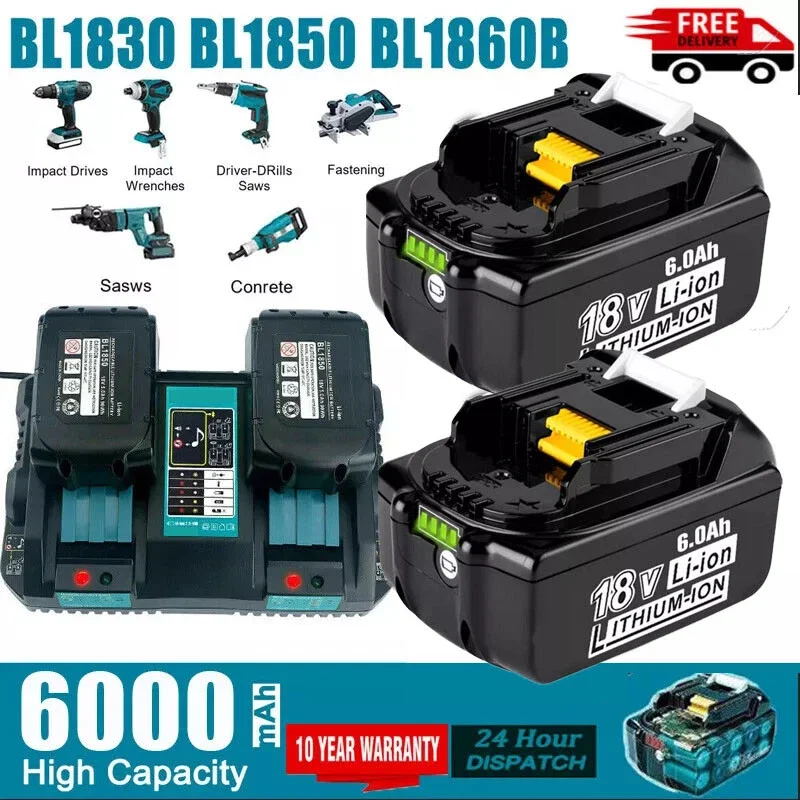 Для makita bl1830 18 в 6