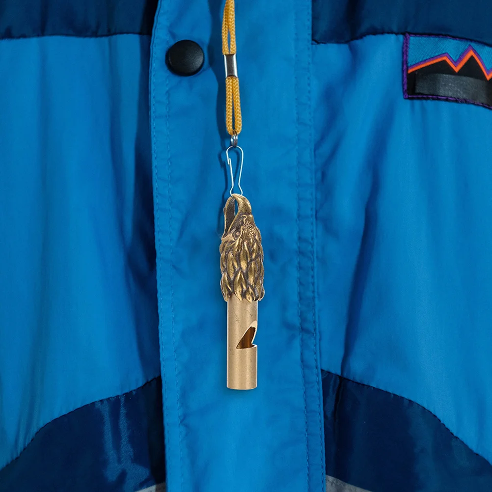 Медный свисток ретро брелок мини - Фотография_4