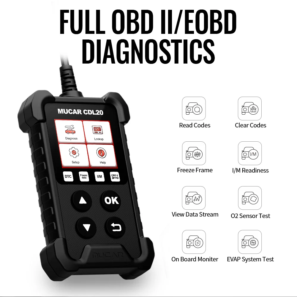 Mucar cdl20 obd2 диагностический - Фотография_2