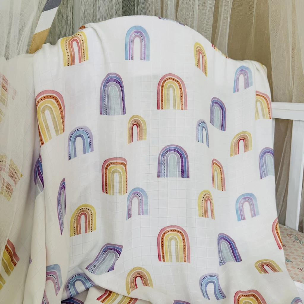 Новое парижское пеленальное одеяло из органического хлопка 2025 года - Фотография_4