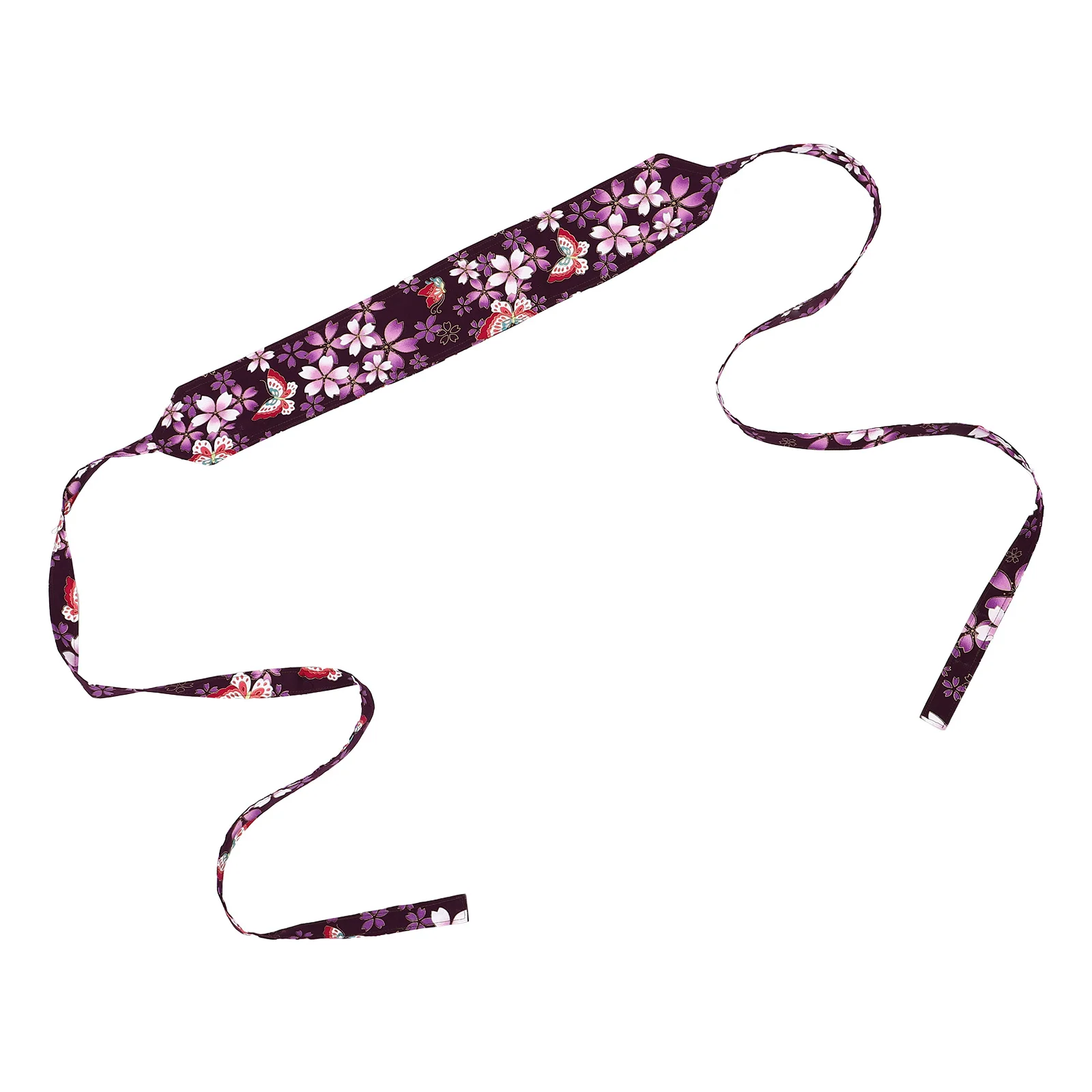 Японский пояс, широкий винтажный пояс с кисточками - Фотография_4